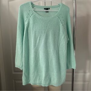 H&M Women's Mint Green Sweater Size L